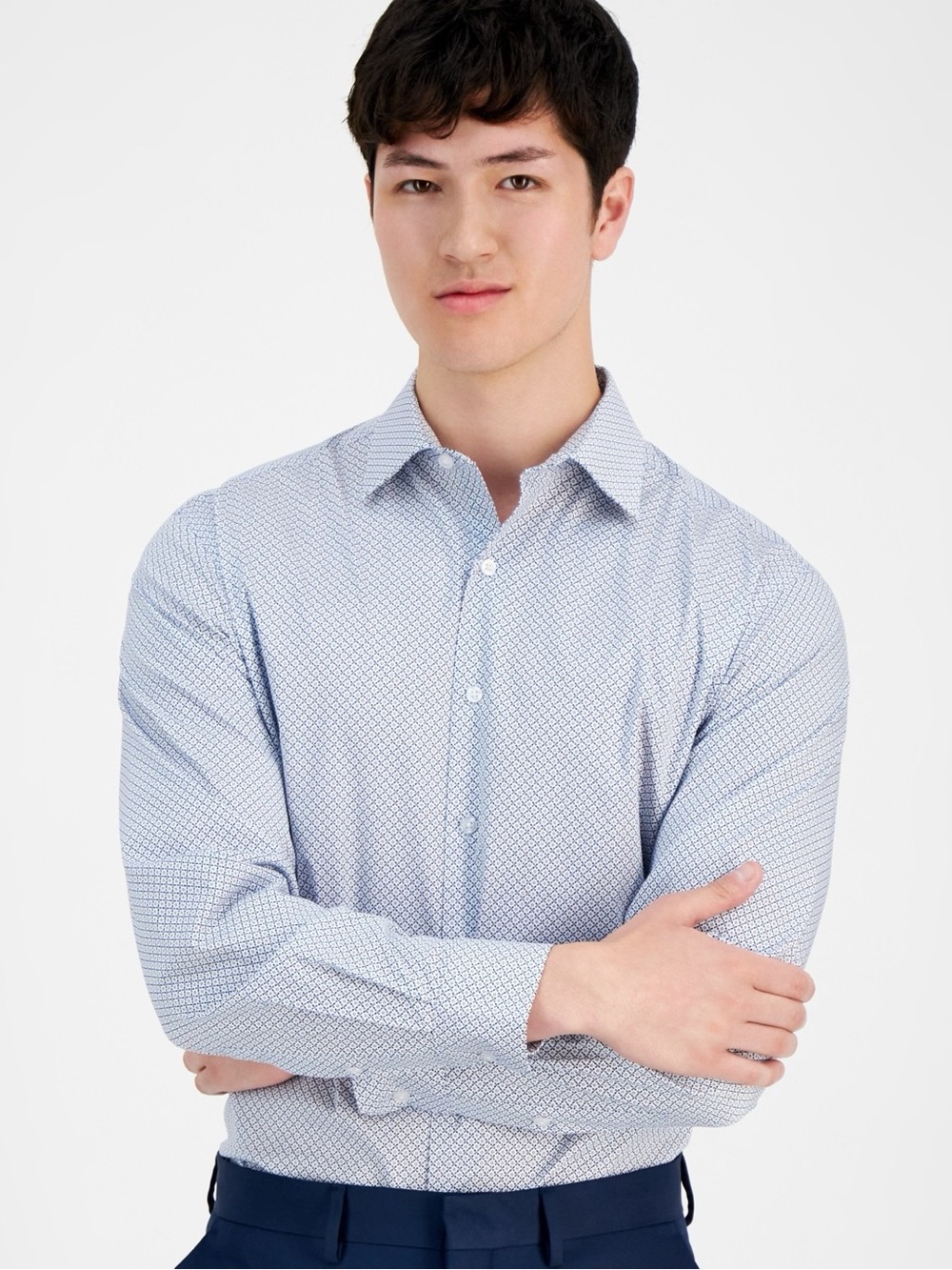 Alfani Men's Regular-Fit 4-Way Stretch Shirt